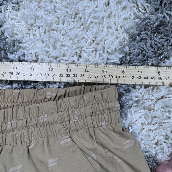 Fabletics Women's Iggy Woven Logo Elastic Waist Pants JM3 Sandy Brown Large - Picture 4 of 8